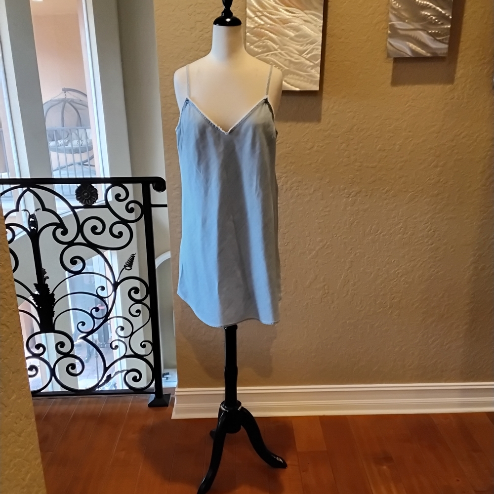 Calvin Klein Jeans Light Blue Slip Dress